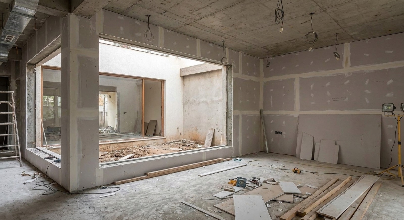 Work in progress at a Frazer Infratech site.